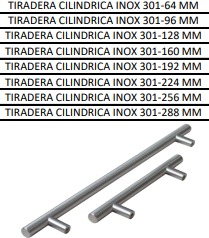 Tiradera O Manija Cilindrica