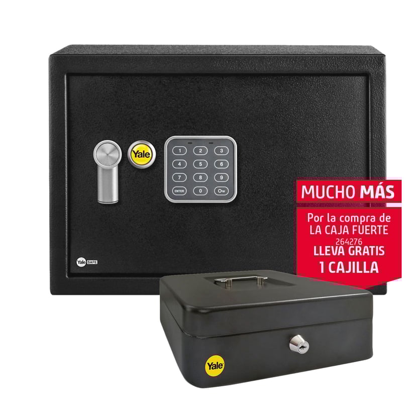 Caja Fuerte 35X25X25 Cm  Grat Cajilla Segur Yale