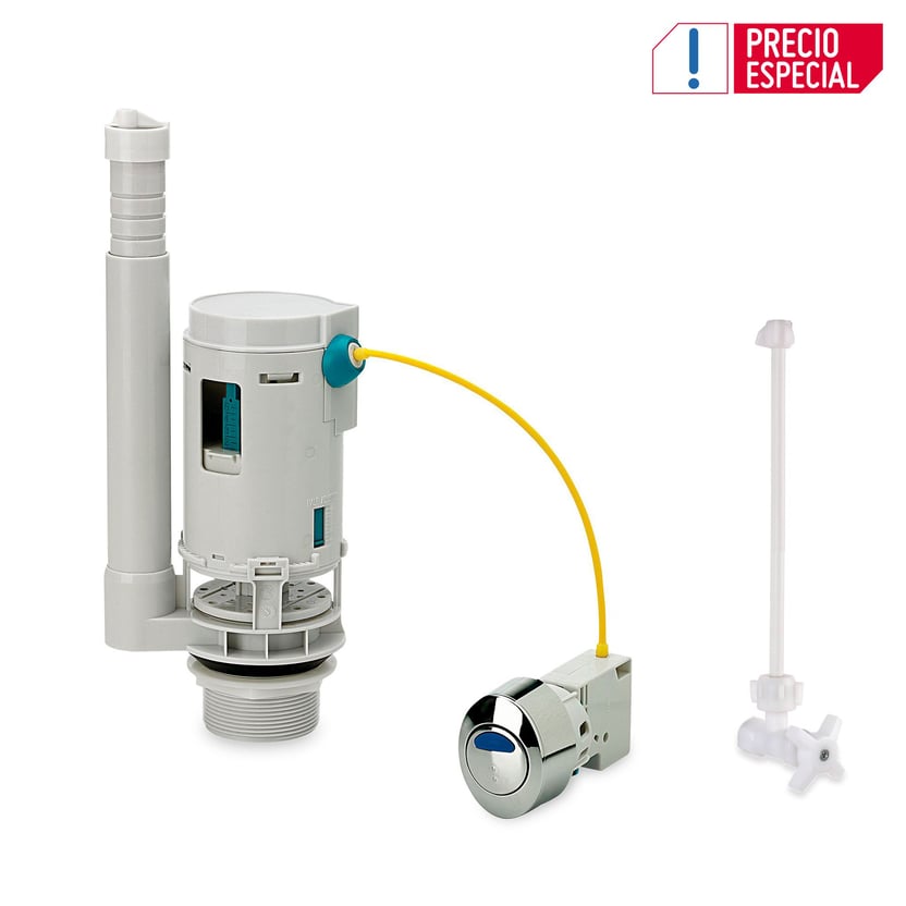 Kit Grifería Doble Descarga + Acoples + Válvula Reguladora