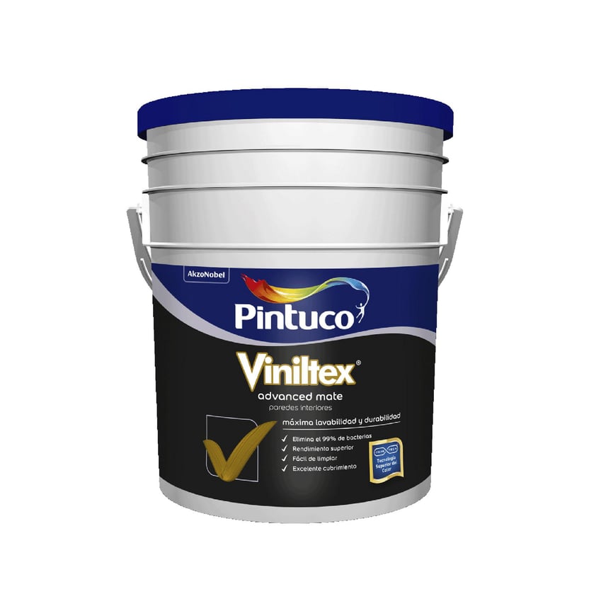 Pintura para Interior Tipo 3 Alto Poder Cubriente Blanco 5 Galones