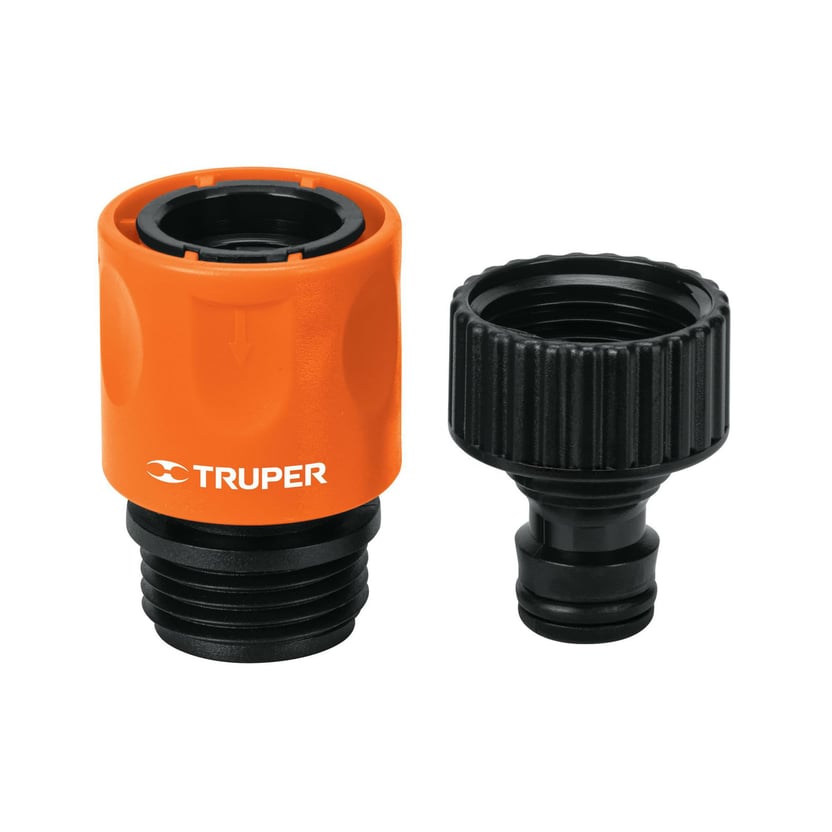 Acople Rápido para Manguera Sistema Click Uso en Llave Set X 6 Unidades Truper
