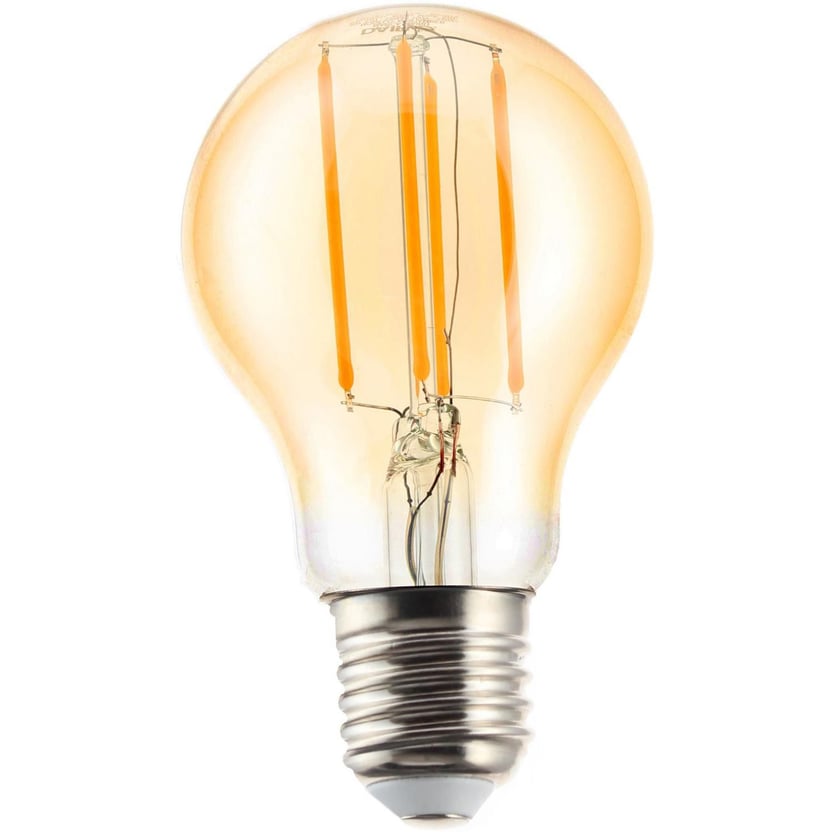 Bombillo Led Filamento 600 Lumenes 6w E27 A60 Ambar
