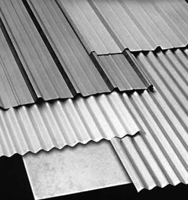Techos en lámina metálica