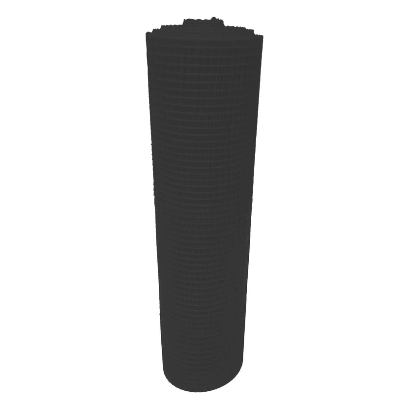 Malla Plástica Multiusos 20mmx20mm H100cm Rollo 30 m Negra 