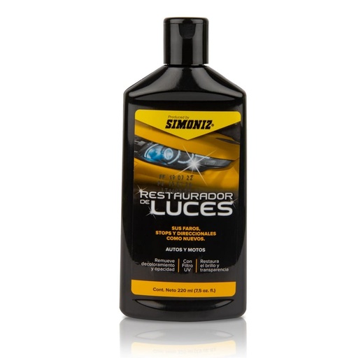 Renovador De Faros Y Stops  220 Ml