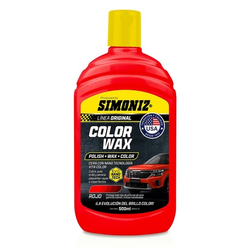 Cera Roja Color Wax 500Ml Simoniz