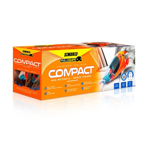 Aspiradora Autos 12V Simoniz Full Equipo