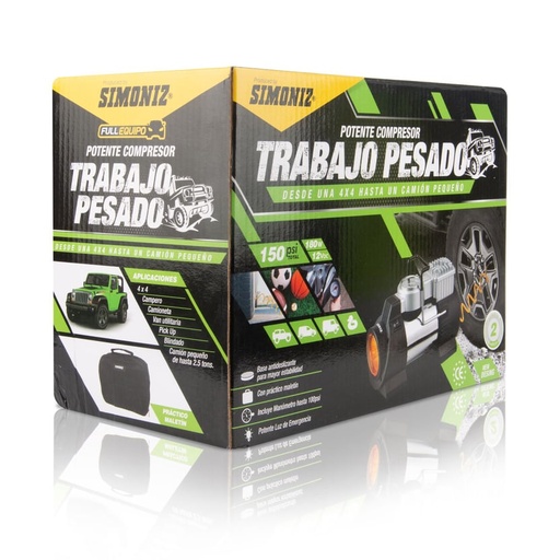 Compresor Autos Trabajo Pesado Simoniz