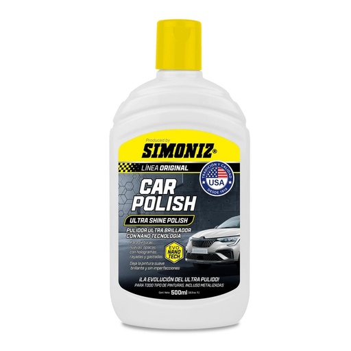 Carpolish Pulidor Desmanchador 500Ml Simomiz