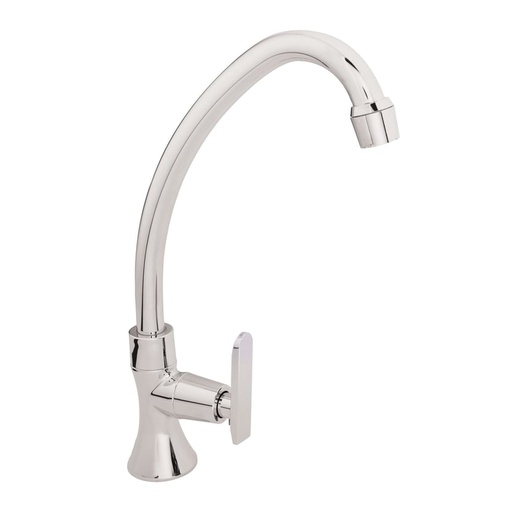 Grifería lavaplatos sencilla mesa cuello cisne Piana Gricol