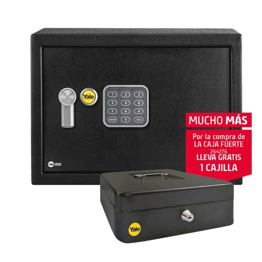 Caja Fuerte 35X25X25 Cm  Grat Cajilla Segur Yale