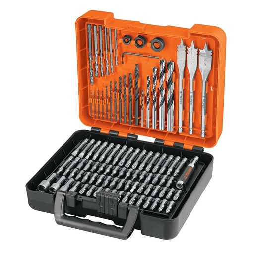 Juego de Brocas Copas y Puntas 100 Piezas Truper en Estuche