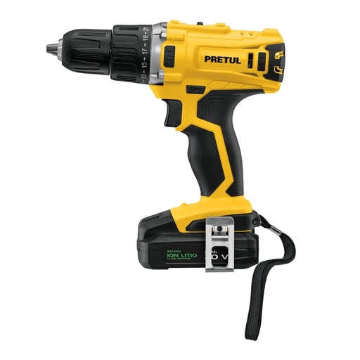 Taladro Inalámbrico de 1/2 Pulgada Torque 33 Nm 20 V + Accesorios Truper