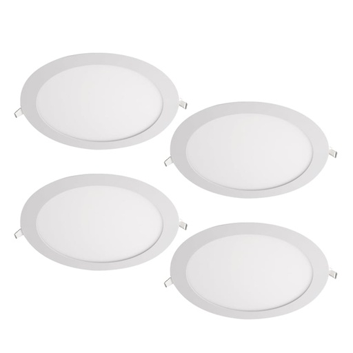 Setx4 Panel Led Emp Circular 6w Luz Calida
