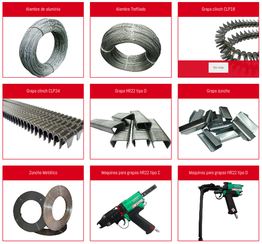 Alambres y grapas